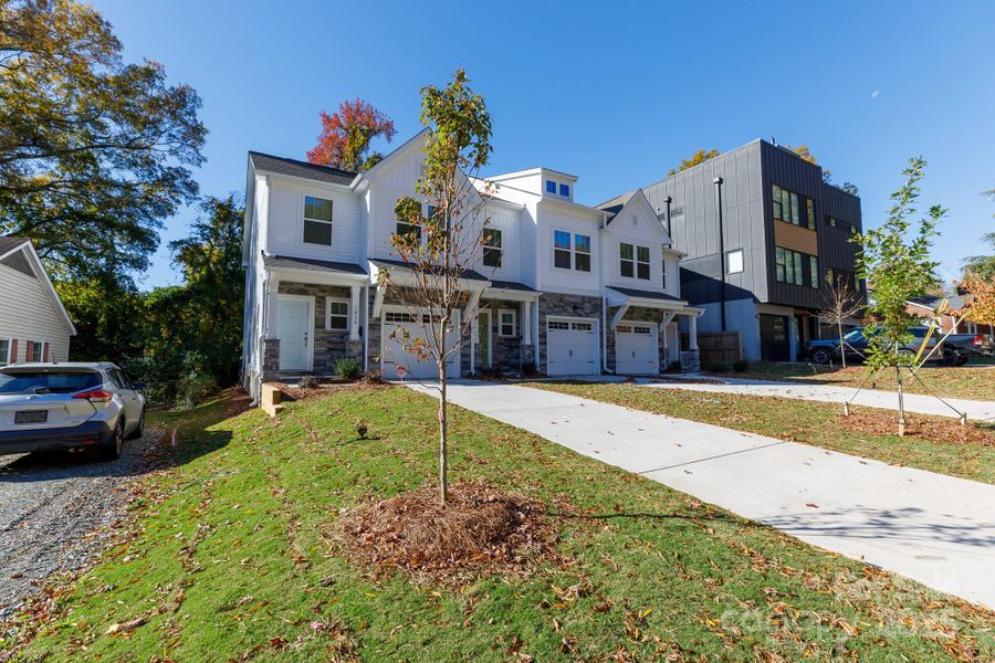 Front exterior of a new home in , Charlotte, NC, highlighting curb appeal (Image 2).