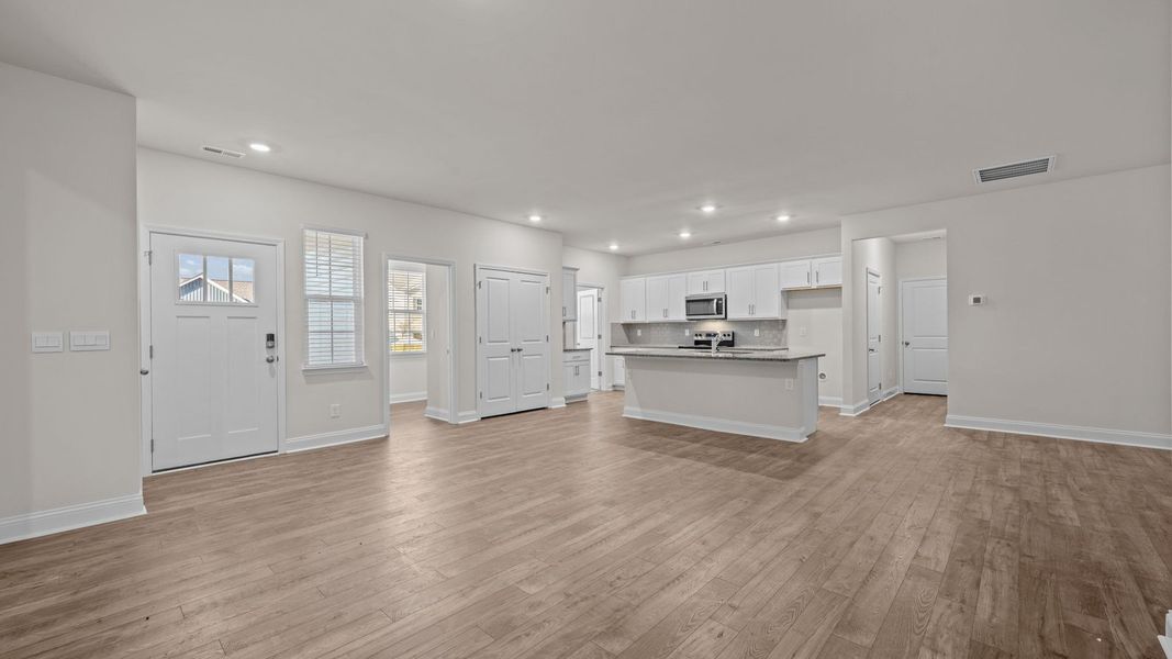 Spacious, unfurnished interior of a new home in Tyler - Home on the Lake, New Bern (Image 15).
