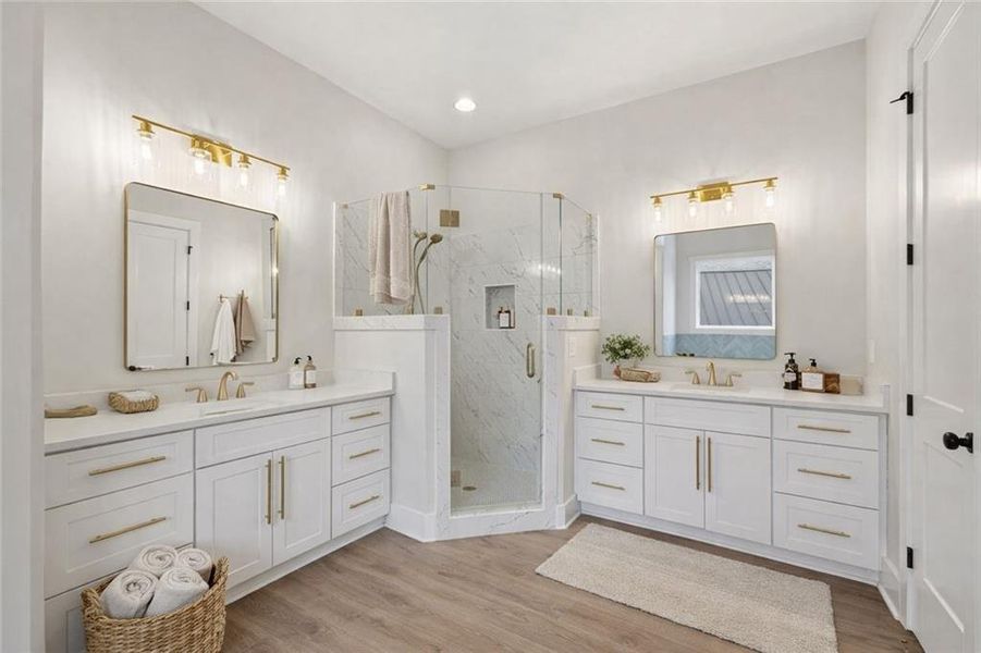 Furnished interior view inside a new home in , Dawsonville (Image 11).