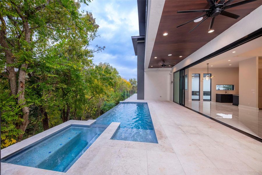 Example of Builders previously built home with similar finishes. This residence features fluid indoor–outdoor living, modern design touches, and clean stucco architectural lines. Example of Builders previously built home with similar finishes. This residence features fluid indoor–outdoor living, modern design touches, and clean stucco architectural lines.