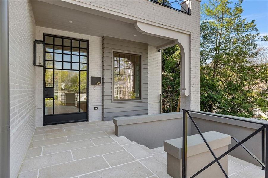 Front exterior of a new home in , Atlanta, GA, highlighting curb appeal (Image 21).