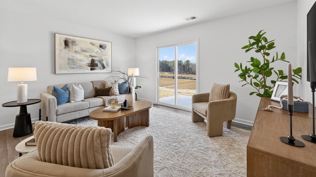 Furnished interior view inside a new home in Laurel Oaks, Sanford (Image 10). Furnished interior view inside a new home in Laurel Oaks, Sanford (Image 10).