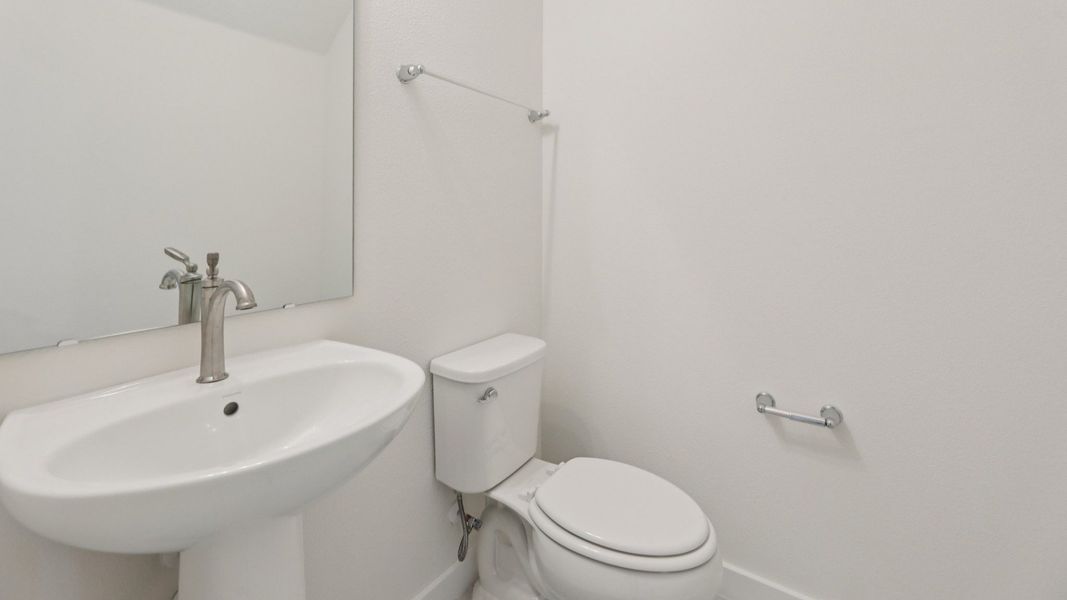 Half Bath in the Naples Floor Plan by DRB Homes Half Bath in the Naples Floor Plan by DRB Homes