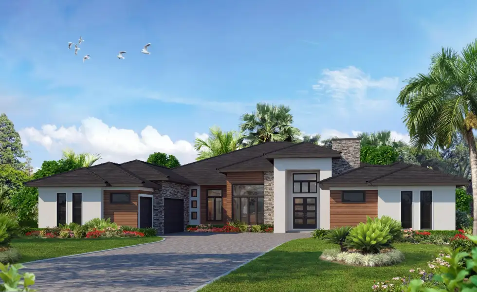 Representative exterior photo of a completed home built from the Marseille by ICI Homes in IronCrest, Ocala, FL (Image 3). Representative exterior photo of a completed home built from the Marseille by ICI Homes in IronCrest, Ocala, FL (Image 3).