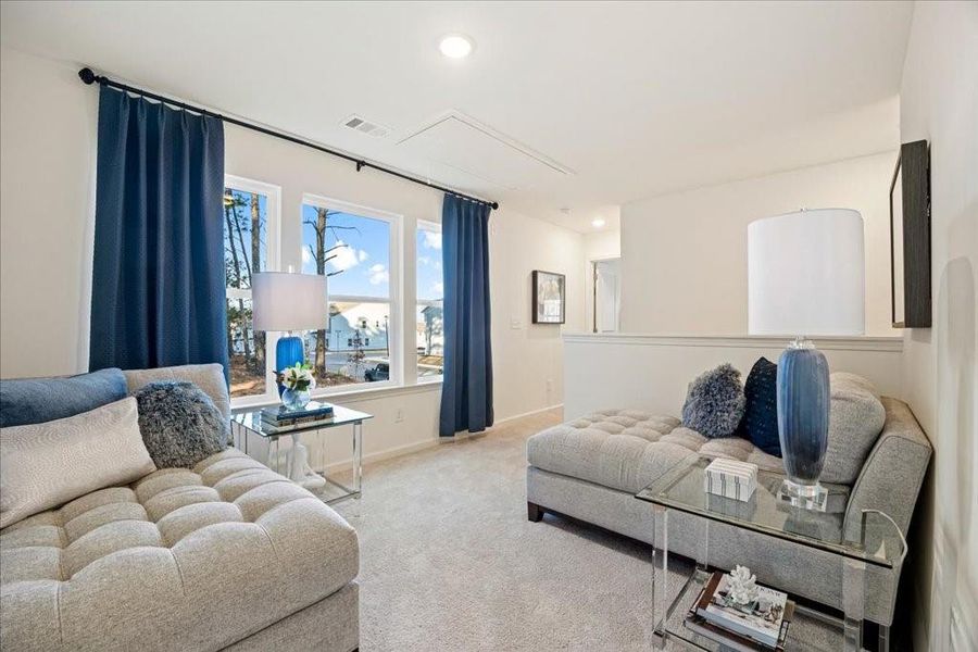 Furnished interior view inside a new home in Shoals Crossing, Conyers (Image 7).