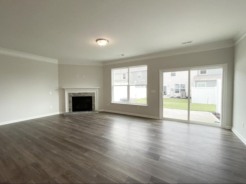 Spacious, unfurnished interior of a new home in Riverbrooke Townhomes, Simpsonville (Image 14).