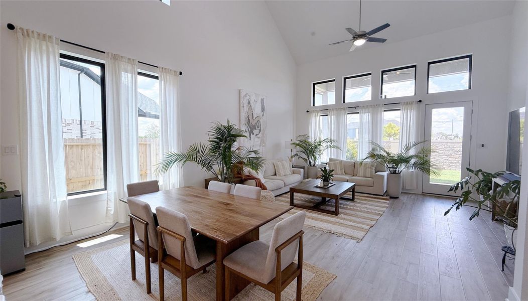 Furnished interior view inside a new home in , Fulshear (Image 11).