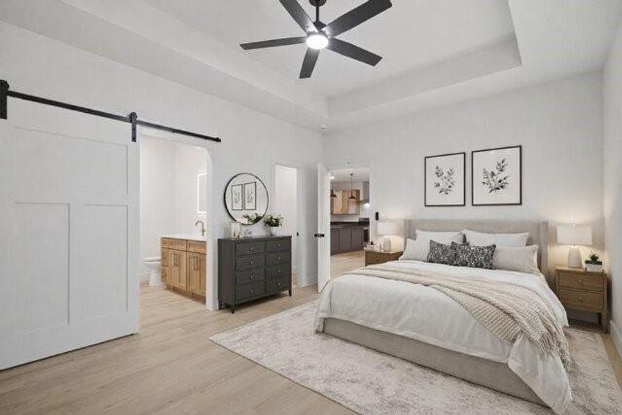 Furnished interior view inside a new home in , Ellijay (Image 11).