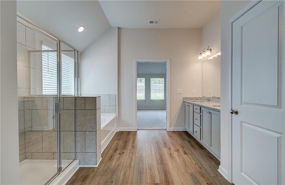 Furnished interior view inside a new home in Kingsmere Estates, Loganville (Image 12).