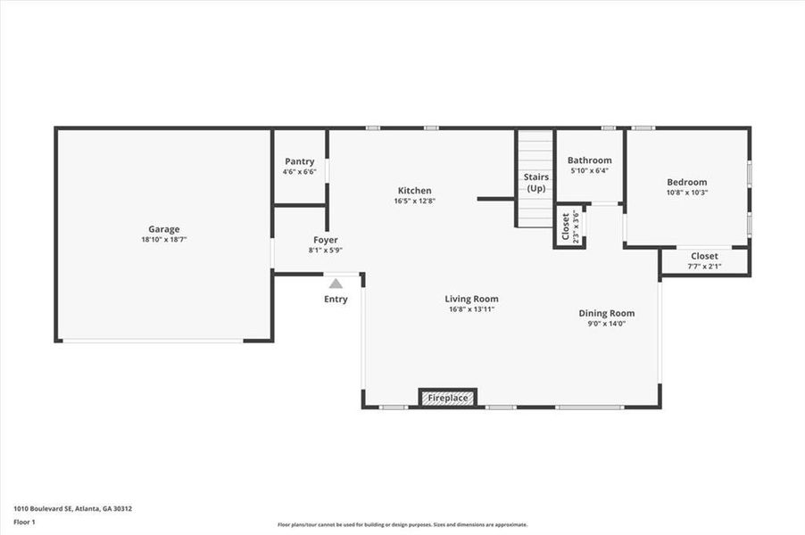 2D floor plan layout of this home in , Atlanta, GA (Image 5). 2D floor plan layout of this home in , Atlanta, GA (Image 5).