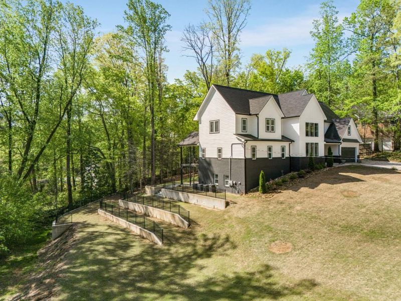 Exterior details and patio area of a home in , Atlanta (Image 4).