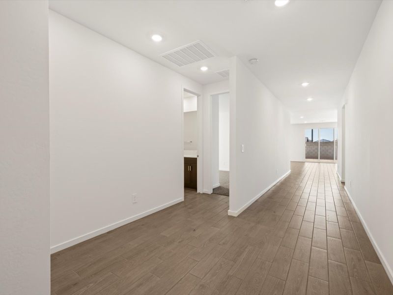 Spacious, unfurnished interior of a new home in Mountain View Estates Signature Series, Buckeye (Image 13). Spacious, unfurnished interior of a new home in Mountain View Estates Signature Series, Buckeye (Image 13).