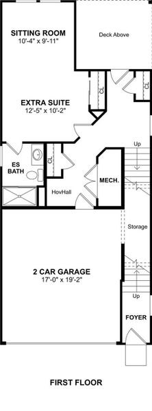 The Rivercrest floor plan by K. Hovnanian Homes. 1st Floor shown. *Prices, plans, dimensions, features, specifications, materials, and availability of homes or communities are subject to change without notice or obligation.