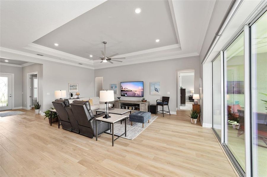 Furnished interior view inside a new home in , Ocala (Image 37).