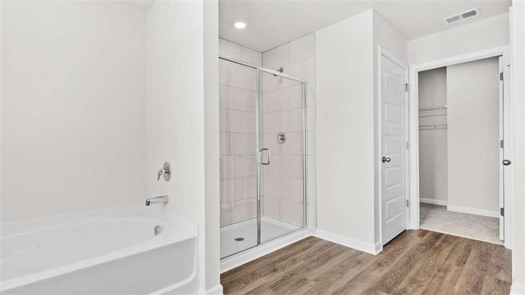 Furnished interior view inside a new home in Echo Glen, Stockbridge (Image 14).