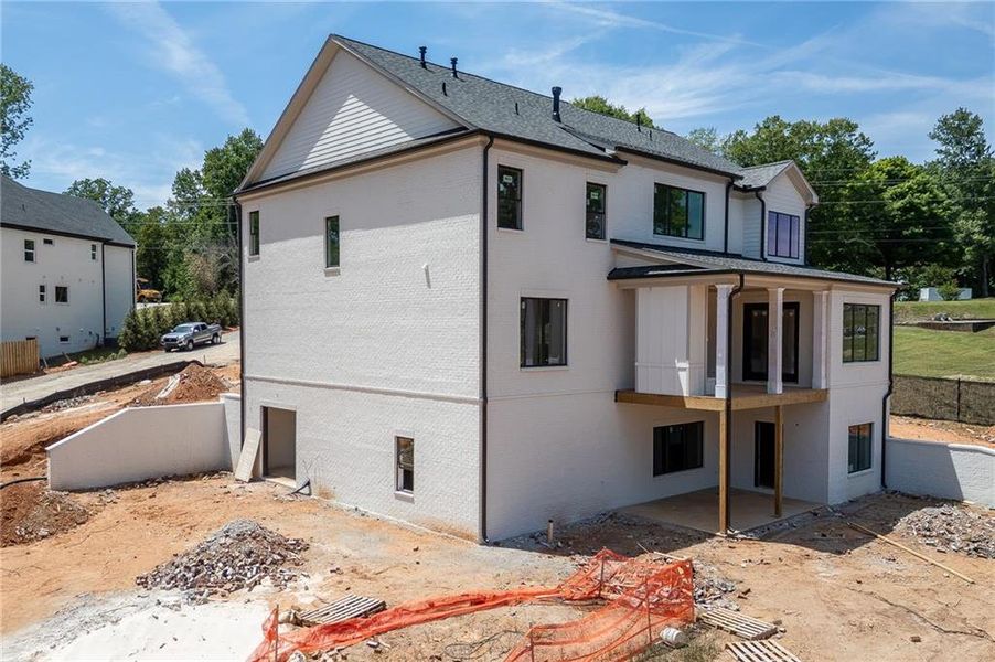 In-progress construction of a new home in , Buford, GA (Image 7).