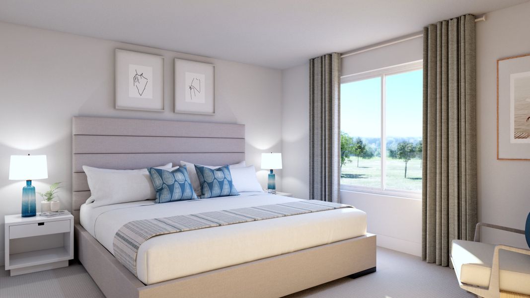 Representative furnished interior of a home built from the Congaree by Risewell Homes in Spring Valley, Longmont (Image 8).