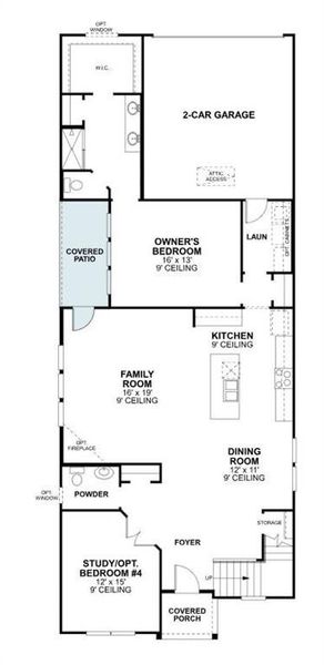 2D floor plan layout of this home in Tarrytown, Crowley, TX (Image 3). 2D floor plan layout of this home in Tarrytown, Crowley, TX (Image 3).
