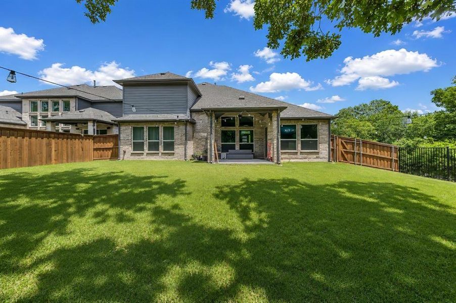 Exterior details and patio area of a home in , Little Elm (Image 4).