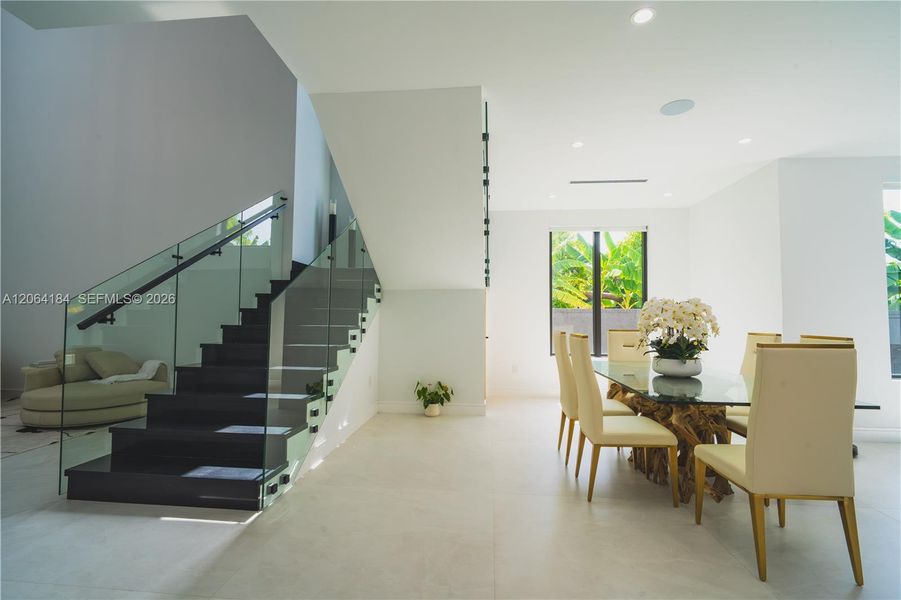 Furnished interior view inside a new home in , Miami (Image 7). Furnished interior view inside a new home in , Miami (Image 7).