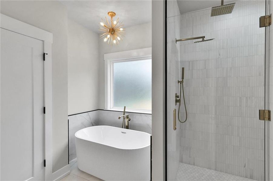 Furnished interior view inside a new home in , Atlanta (Image 12).