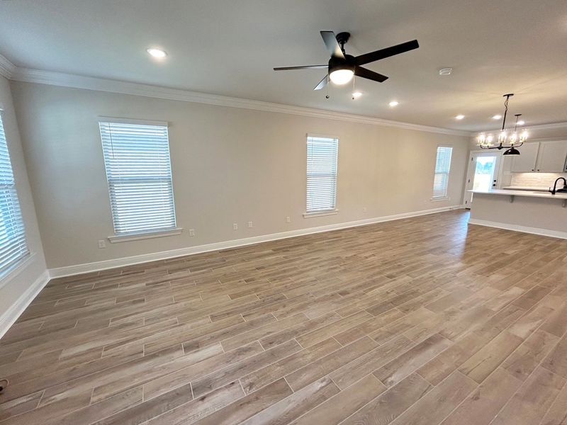 Spacious, unfurnished interior of a new home in The Bluffs at Lafayette, Freeport (Image 9). Spacious, unfurnished interior of a new home in The Bluffs at Lafayette, Freeport (Image 9).