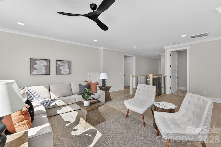 Furnished interior view inside a new home in , Charlotte (Image 32). Furnished interior view inside a new home in , Charlotte (Image 32).