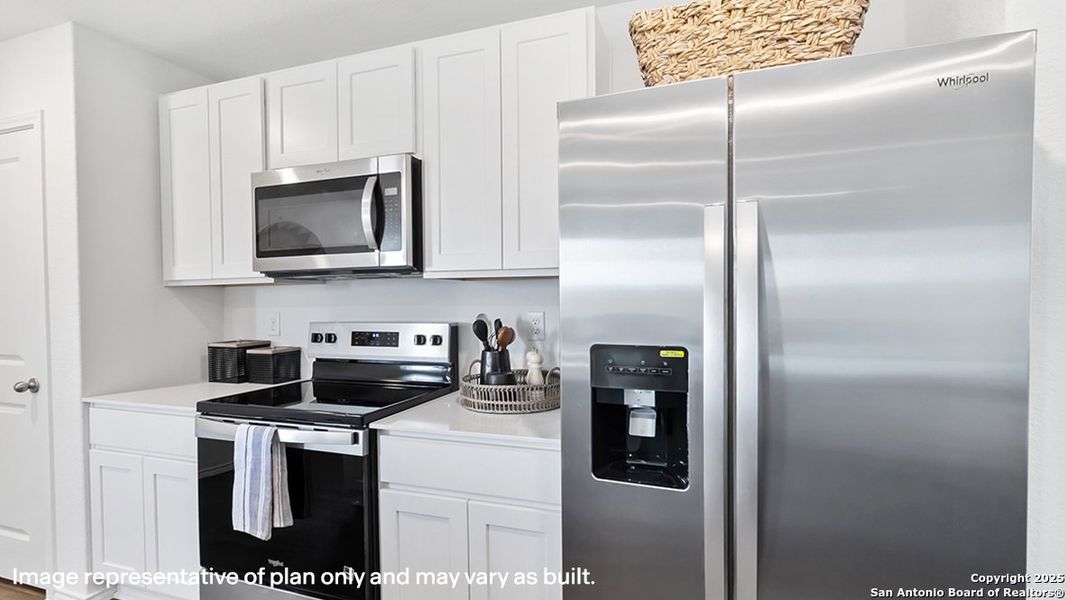 Furnished interior view inside a new home in Sereno Springs, Converse (Image 23). Furnished interior view inside a new home in Sereno Springs, Converse (Image 23).