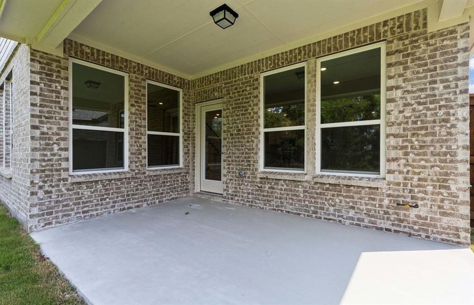 Back patio Back patio