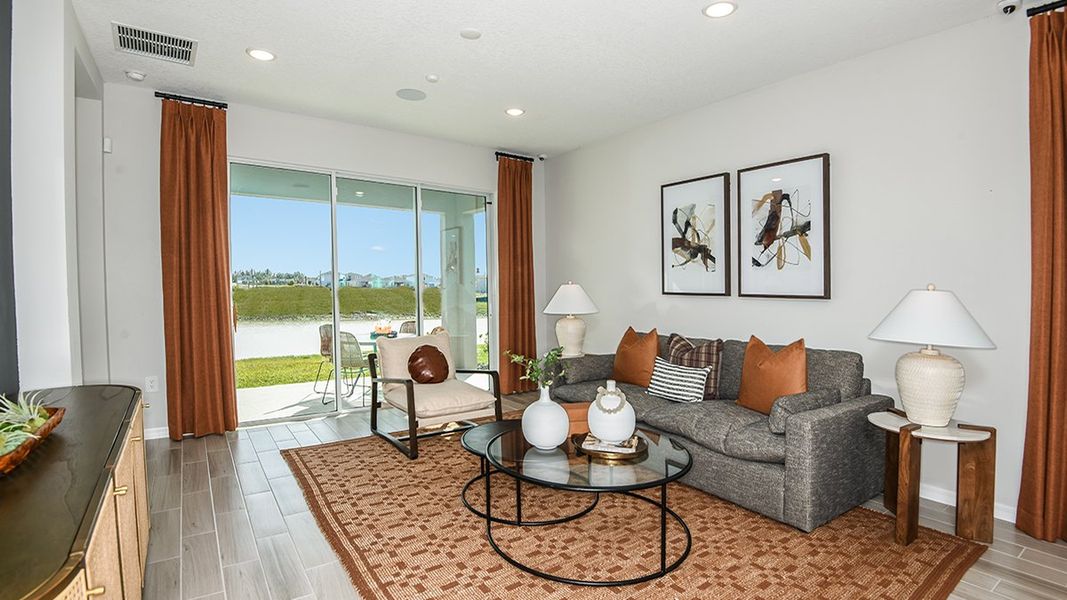 Representative furnished interior of a home built from the Saint Vincent by Taylor Morrison in Hillcrest, San Antonio (Image 7).