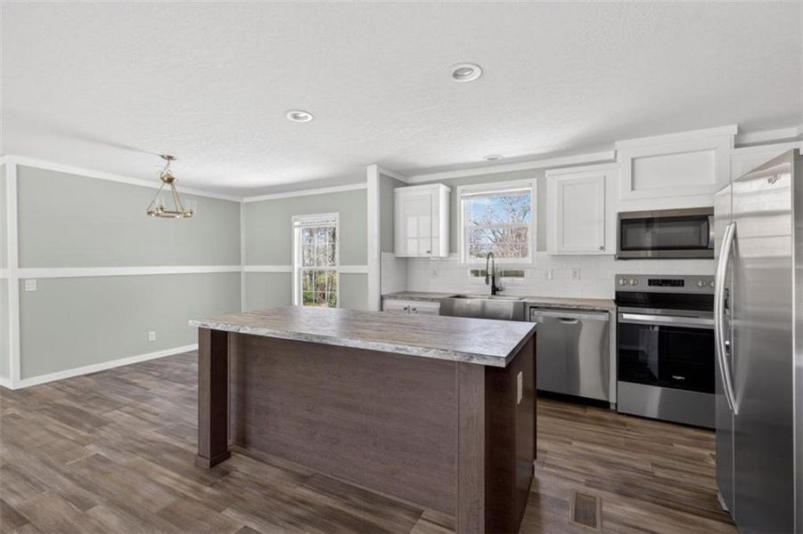 Furnished interior view inside a new home in , Oxford (Image 5).