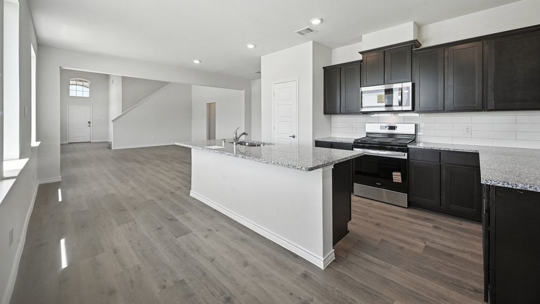 Representative furnished interior of a home built from the Stafford by D.R. Horton in Winchester Crossing, Princeton (Image 4). Representative furnished interior of a home built from the Stafford by D.R. Horton in Winchester Crossing, Princeton (Image 4).
