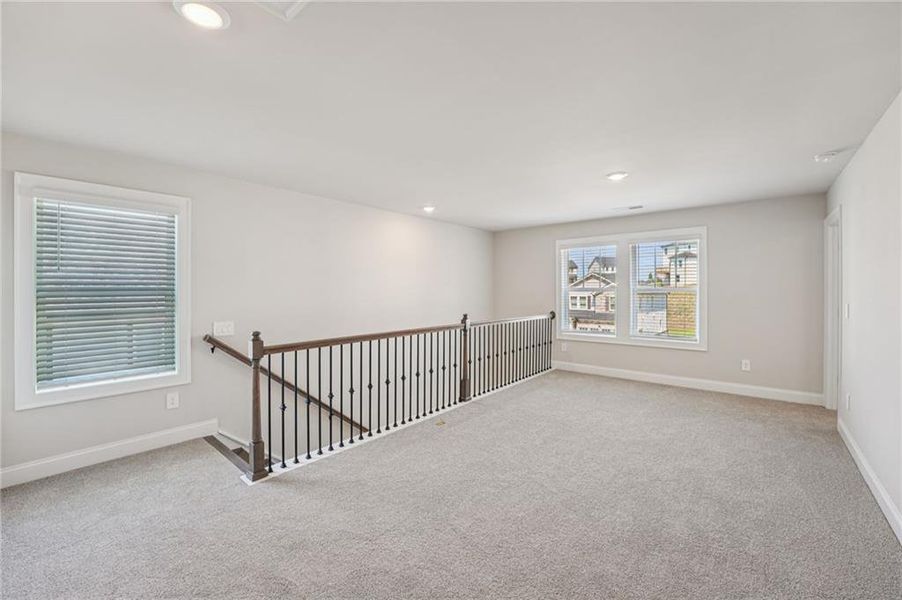 Spacious, unfurnished interior of a new home in Hemingway - Reserve Series, Cumming (Image 46). Spacious, unfurnished interior of a new home in Hemingway - Reserve Series, Cumming (Image 46).