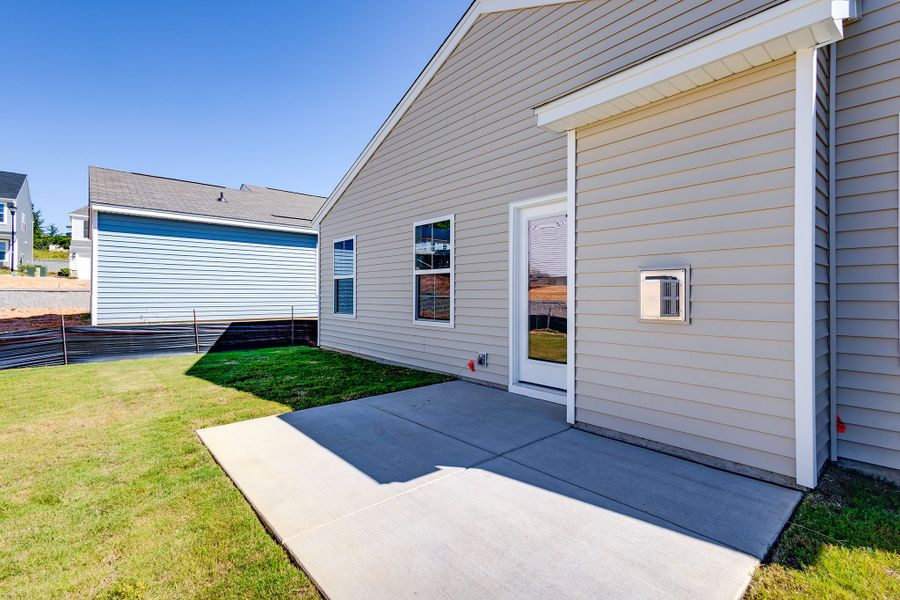 Exterior details and patio area of a home in Bluefield, Lexington (Image 3).