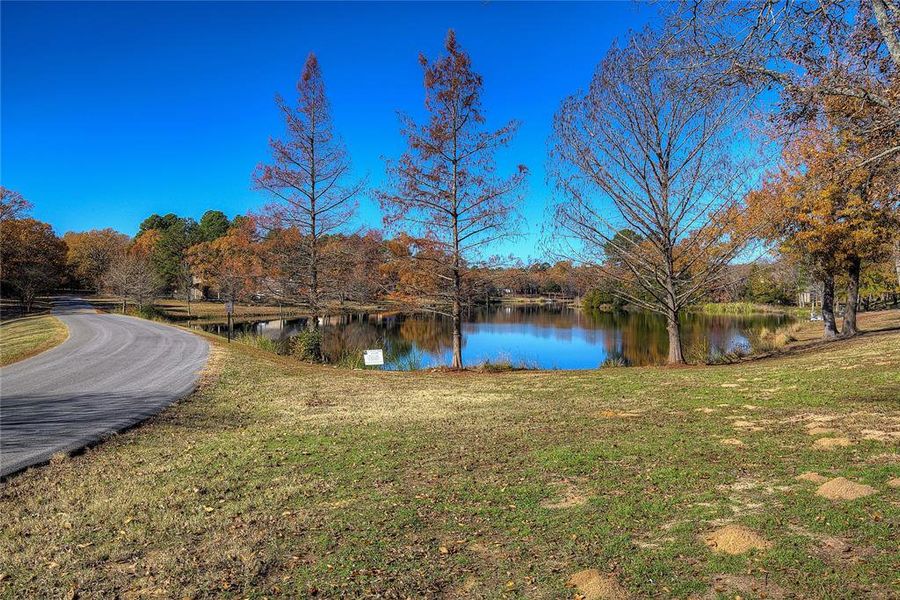 Tuscany Park has walking trails and a lake.