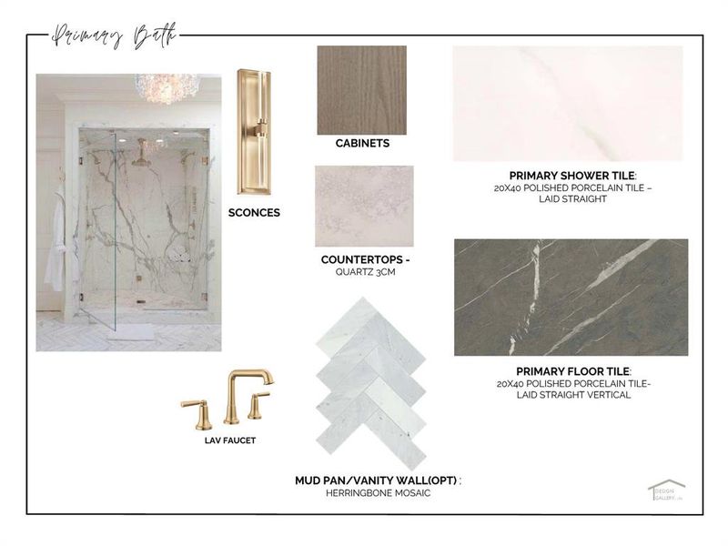 Santorini Design package- all materials subject to change depending on availability.