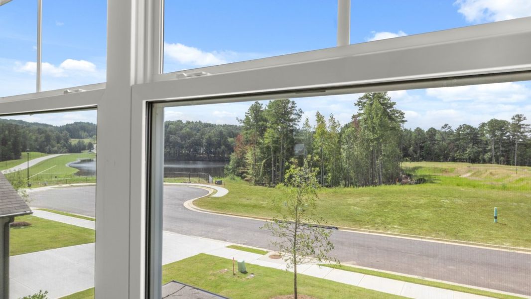 Representative exterior details of a home built from the Elle by D.R. Horton in Fairway 17 at Mirror Lake, Villa Rica (Image 26). Representative exterior details of a home built from the Elle by D.R. Horton in Fairway 17 at Mirror Lake, Villa Rica (Image 26).