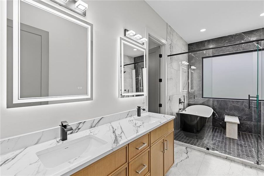 Furnished interior view inside a new home in , Lawrenceville (Image 46).