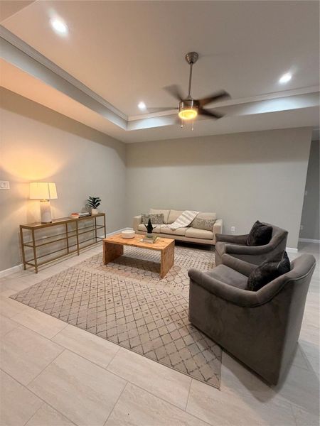 Furnished interior view inside a new home in , Houston (Image 14).