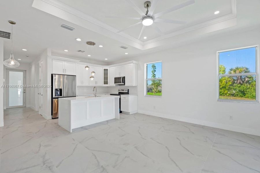 Spacious, unfurnished interior of a new home in , Cape Coral (Image 14). Spacious, unfurnished interior of a new home in , Cape Coral (Image 14).