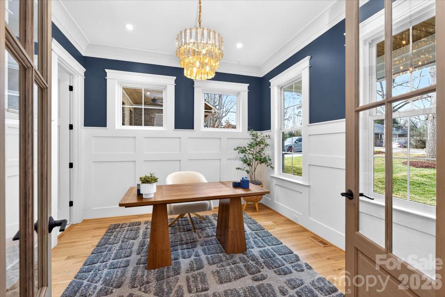 Furnished interior view inside a new home in , Charlotte (Image 5). Furnished interior view inside a new home in , Charlotte (Image 5).