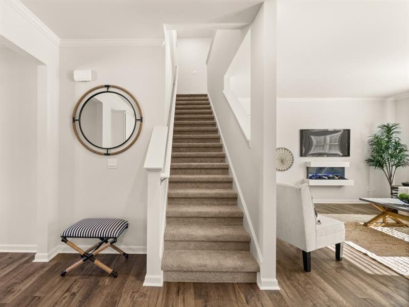 Furnished interior view inside a new home in Thompson Ridge, Dallas (Image 12).