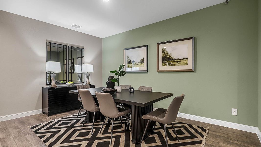 Furnished interior view inside a new home in Sandstone Estates, Granbury (Image 11). Furnished interior view inside a new home in Sandstone Estates, Granbury (Image 11).