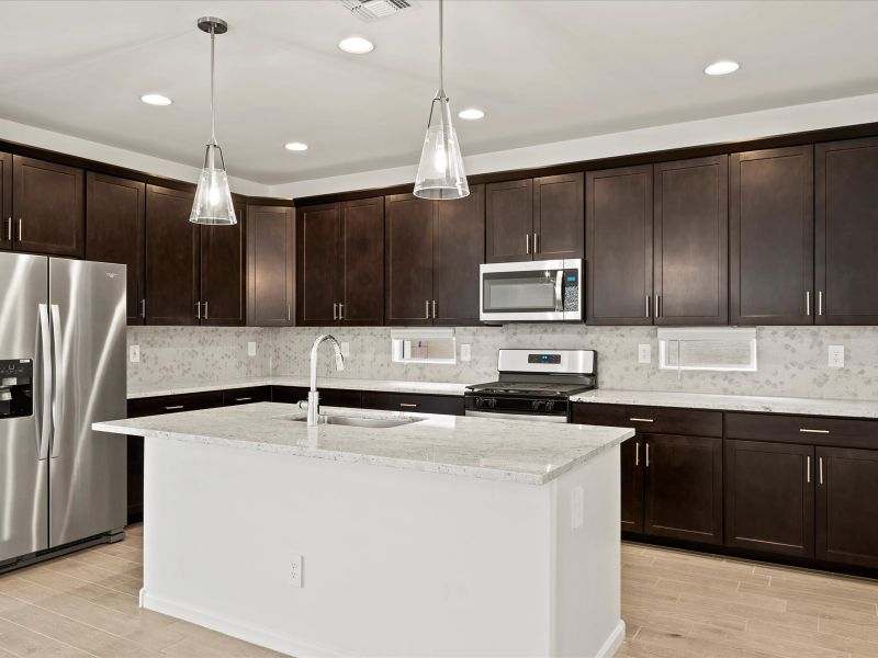 Furnished interior view inside a new home in Hanson Ridge, Vail (Image 3).