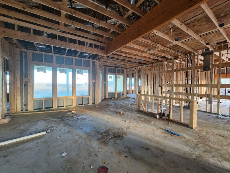 In-progress construction of a new home in Rocky Top, Krum, TX (Image 6).