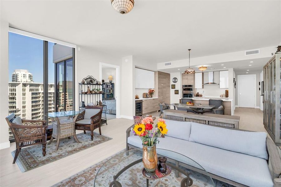 Furnished interior view inside a new home in , St. Petersburg (Image 14).