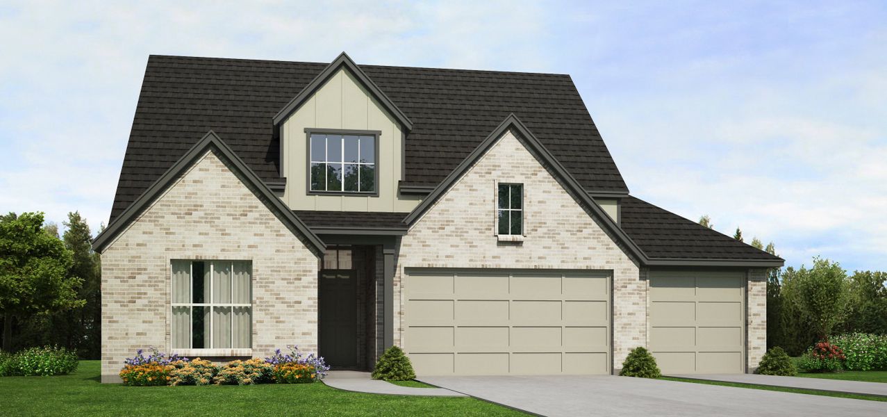 Representative exterior photo of a completed home built from the Mason by Our Country Homes in LeTara, Haslet, TX (Image 2).