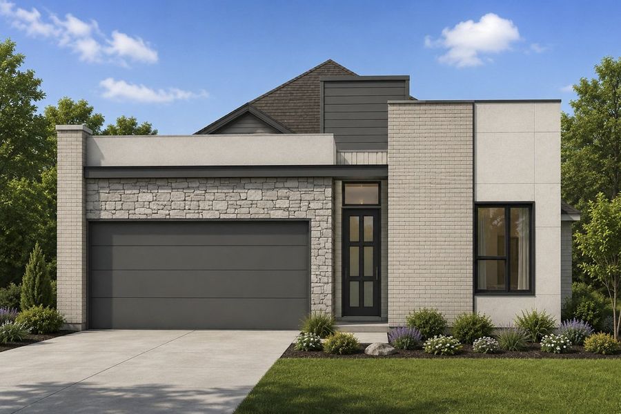 Representative exterior photo of a completed home built from the The Reunion by Lillian Custom Homes in Mercer Meadows, Royse City, TX (Image 25).