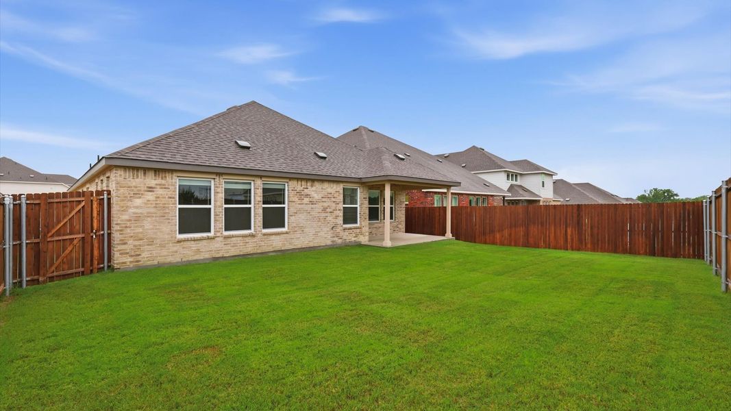 Exterior details and patio area of a home in Churchill, Anna (Image 30).