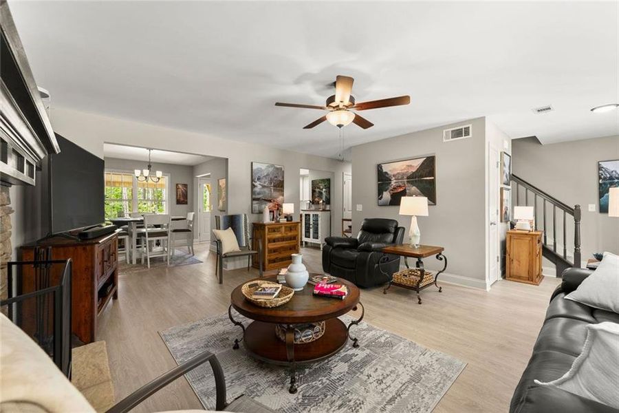 Furnished interior view inside a new home in , Clermont (Image 14).